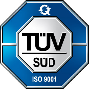 TÜV Süd ISO 9001 certification mark
